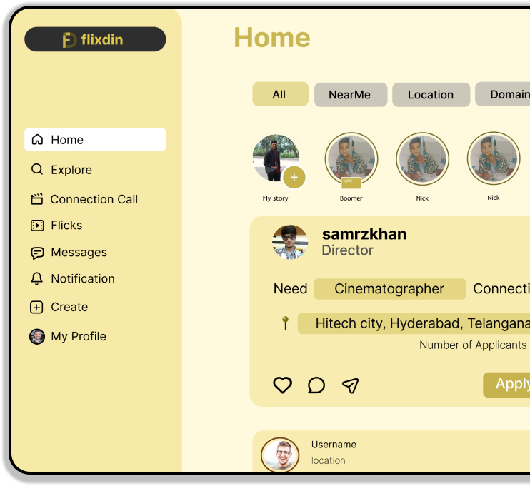 Flixdin App Screenshot
